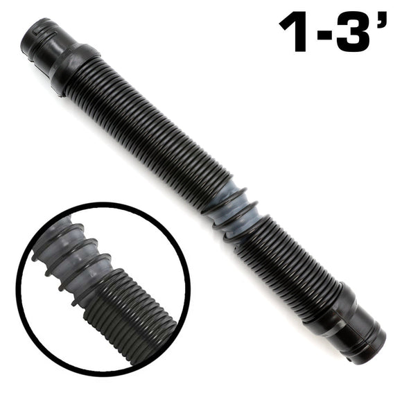 Rugged Radios 1 to 3 Ft MAC-X Expandable Ultra Flex Helmet Air Pumper System Hose by Rugged Radios