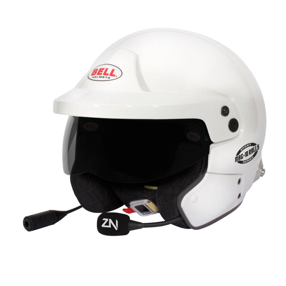 Bell Mag-10 Rally Sport (HANS) XSM FIA8859 - Size 55-56 (White)