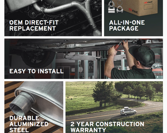 MagnaFlow BRE Exhaust Kit Replacement Stainless Subaru