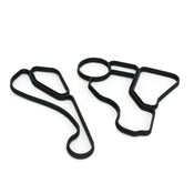 BMW Oil Filter Housing and Oil Cooler Gasket Set - Mahle GS33747
