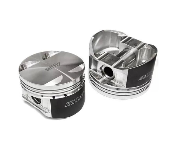 Manley 16+ Nissan VR30DDTT 86mm Bore 10:1 CR -3.5cc Dome Flat Top E/D Piston w/ Rings (SINGLE)
