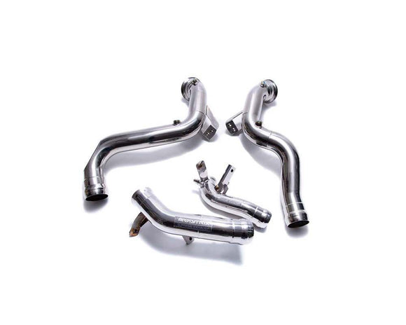 ARMYTRIX Race Downpipe with Cat Simulator | Secondary Downpipe Mercedes-Benz E63 | E63 S AMG W213 OPF Model 2016+