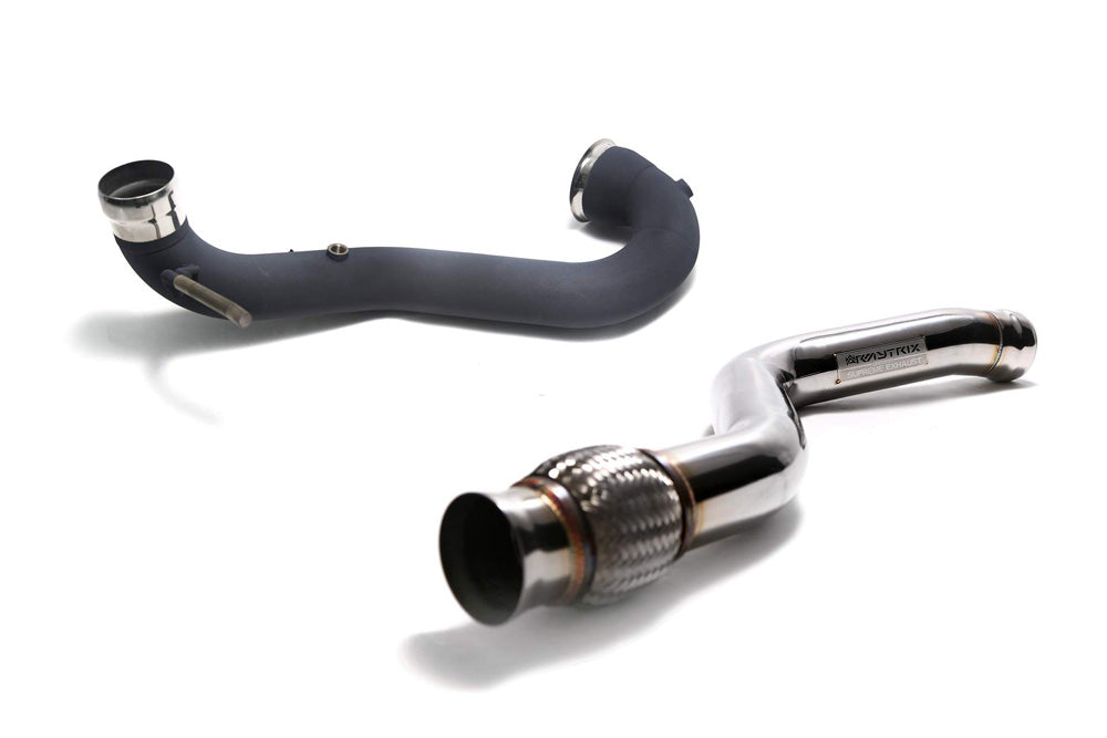 ARMYTRIX Ceramic Coated High-Flow Performance Race Downpipe | Link Pipe Mercedes-Benz A-Class | CLA-Class | GLA-Class AMG 2013-2019