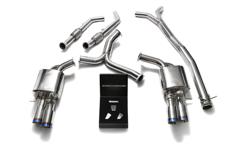 ARMYTRIX Valvetronic Exhaust System for BRABUS Diffuser Mercedes-Benz ...