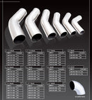 Xforce 4inch 90' Mandrel Bend Stainless Steel-1