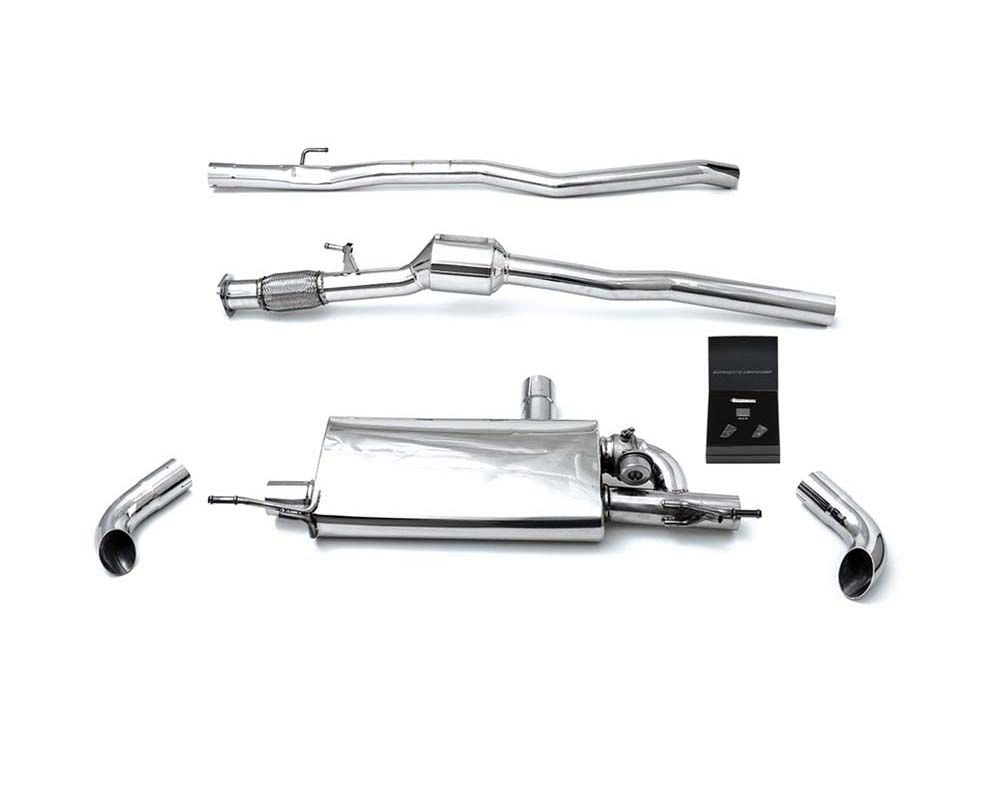 ARMYTRIX Stainless Steel Valvetronic Catback Exhaust System Dual Carbon Tips Mercedes-Benz GLB250 2.0L X247 2019+