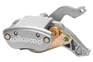 Wilwood Caliper-MC4 Mechanical-L/H - Silver No Logo 1.19in Piston .81in Disc
