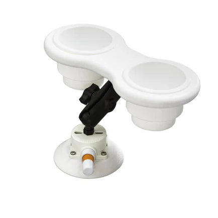 SeaSucker 2-Cup Holder Angle Mount - White
