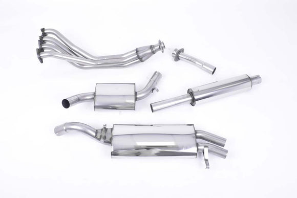 MILLTEK FULL EXHAUST SYSTEM WITH POLISHED OE-STYLE TIPS Volkswagen Golf Mk2 (1984 - 1992)  Mk2 GTi 16v