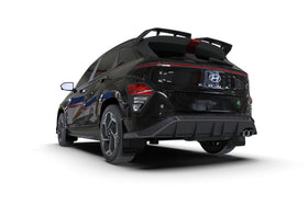 Rally Armor 24-25 Hyundai Kona N Line Black UR Mud Flap - Metallic Black Logo - 0