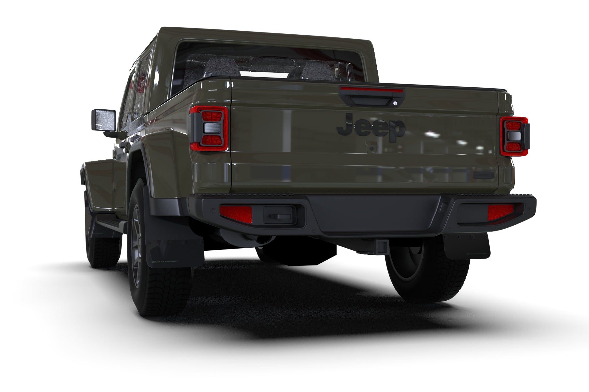 RALLY ARMOR MUD FLAPS: 2019–2023 JEEP GLADIATOR JT MOJAVE & RUBICON