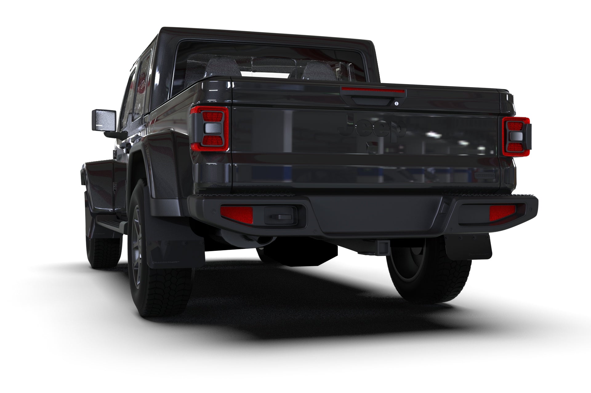 RALLY ARMOR MUD FLAPS: 2019–2023 JEEP GLADIATOR JT MOJAVE & RUBICON