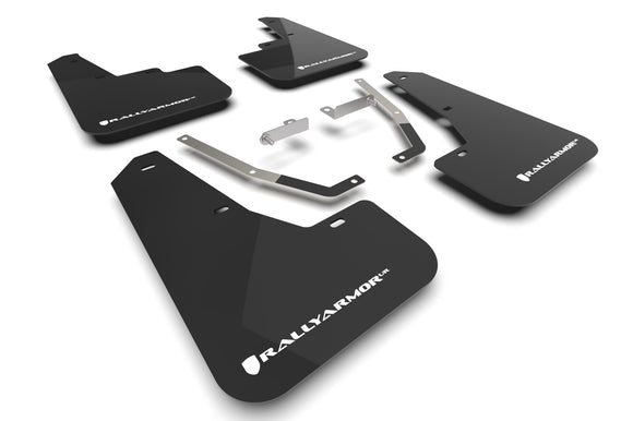 Rally Armor 24-26 Subaru Crosstrek Black UR Mud Flap White Logo