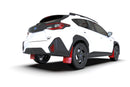 Rally Armor 24-26 Subaru Crosstrek Red UR Mud Flap White Logo-2