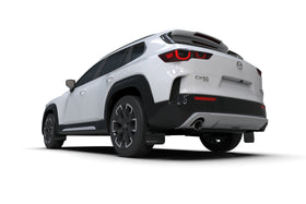 Rally Armor 23-25 Mazda CX-50 (Will Not Fit CX-5) Black UR Mud Flap W/White Logo - 0