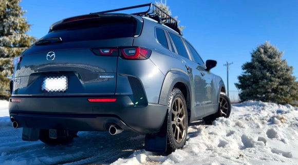 Rally Armor 23-25 Mazda CX-50 (Will Not Fit CX-5) Black UR Mud Flap W/Grey Logo