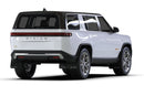 Rally Armor 22-26 Rivian R1S Black UR Mud Flap w/White Logo-2