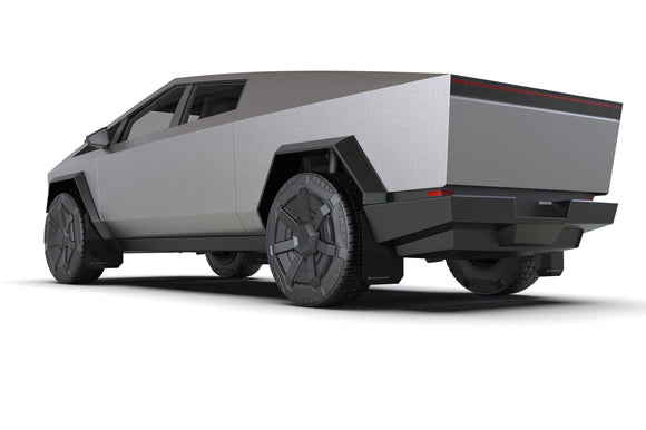 2024 Tesla Cybertruck Black UR Mud Flap