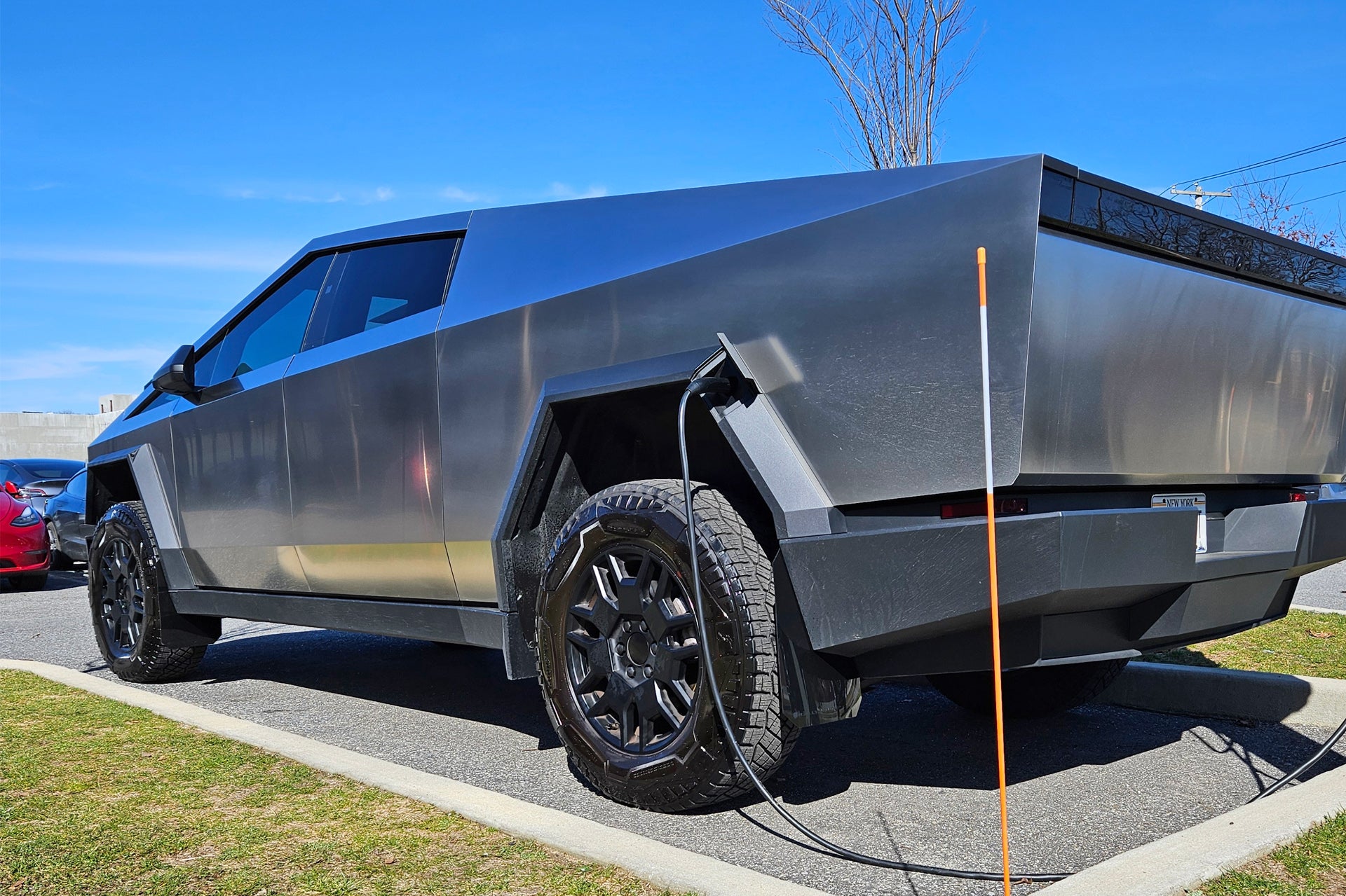 2024 Tesla Cybertruck Black UR Mud Flap
