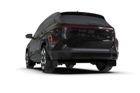 Rally Armor 24-25 Hyundai Kona/Kona EV Black UR Mud Flap w/Metallic Black Logo - 0