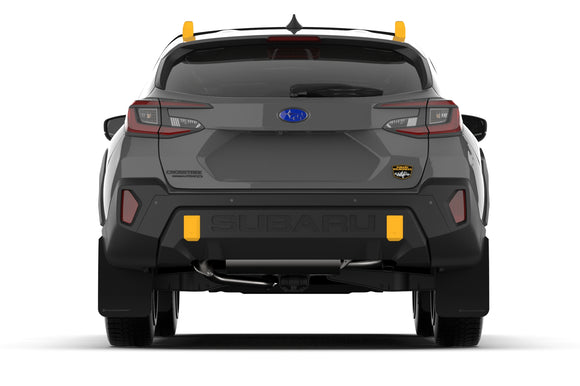 RALLY ARMOR MUD FLAPS: 2024+ SUBARU CROSSTREK WILDERNESS