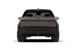 Rally Armor 2025 Hyundai Ioniq 5 N Black UR Mud Flap Silver Battery Logo - 0