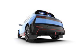 Rally Armor 2025 Hyundai Ioniq 5 N Black Mud Flap w/Light Blue Logo - 0
