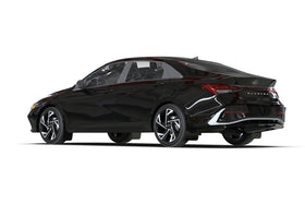 Rally Armor 24-25 Hyundai Elantra Black Mud Flap Metallic Black Logo - 0