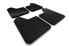 Rally Armor Universal UR Black Mud Flap w/ Metallic Black Logo