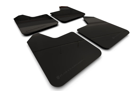 Rally Armor Universal UR Black Mud Flap w/ Metallic Black Logo