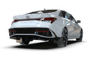 Rally Armor 2024-25 Hyundai Elantra N/N Line Black Mud Flap w/White Logo-2