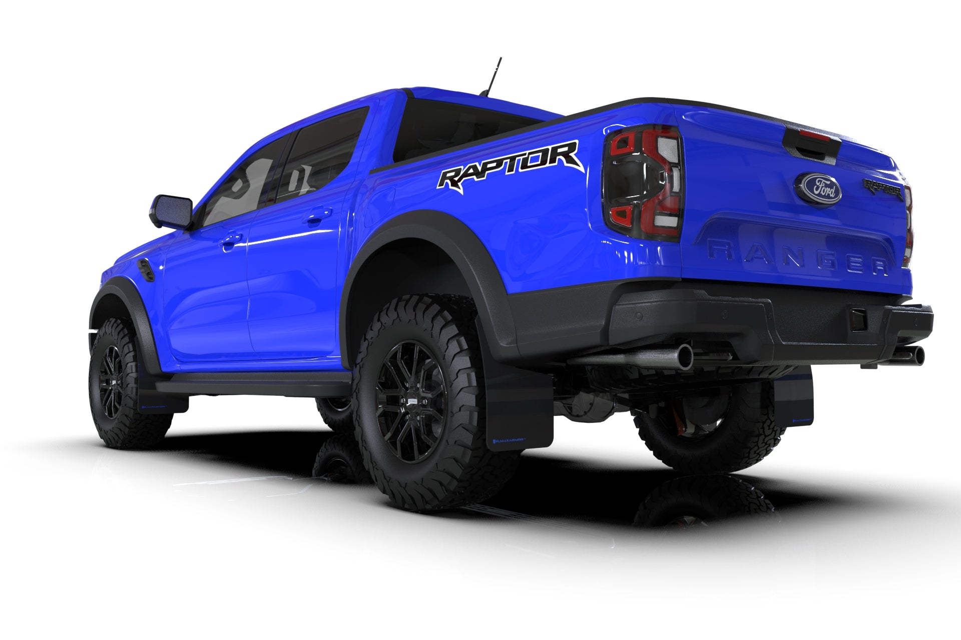 2023-25 Ford Ranger Raptor Black UR Mud Flap - 0