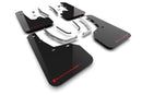 Rally Armor 2025 Hyundai Tucson ICE XRT Black UR Mud Flap - Red Logo-1
