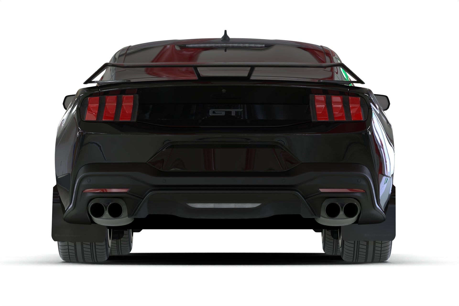 2024-25 Ford Mustang Black Mud Flap