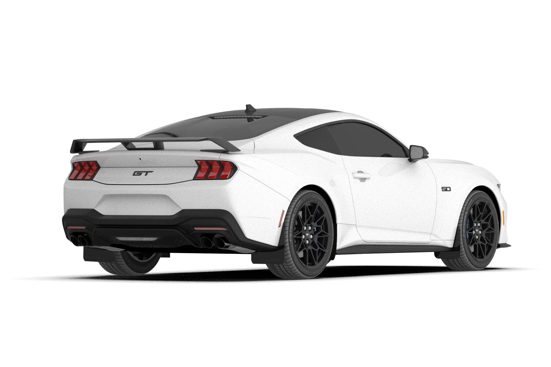 2024-25 Ford Mustang Black Mud Flap