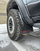 Rally Armor 21-25 Dodge Ram 1500 TRX Black UR Mud Flap - Red Logo-5