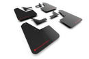 Rally Armor 21-25 Dodge Ram 1500 TRX Black UR Mud Flap - Red Logo-1