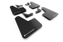 Rally Armor 21-25 Dodge Ram 1500 TRX Black UR Mud Flap - White Logo-1