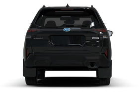 Rally Armor 25-26 Subaru Forester &amp; Hybrid Black UR Mud Flap w/Metallic Black Logo - 0
