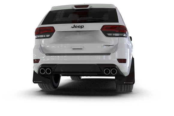 Rally Armor UR Mud Flaps: 2018–2022 Jeep Grand Cherokee SRT Trackhawk
