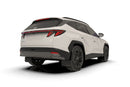 Rally Armor 2025+ Hyundai Tucson (Excl. ICE & XRT) Black UR Mud Flap w/ White Logo-2