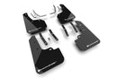 Rally Armor 2025+ Hyundai Tucson (Excl. ICE & XRT) Black UR Mud Flap w/ White Logo-1