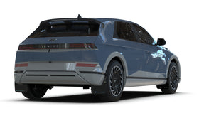 Rally Armor 2025 Hyundai Ioniq 5 PE Black UR Mud Flap w/ Performance Blue Logo - 0