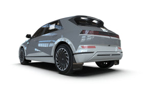 Rally Armor 2025 Hyundai Ioniq 5 PE Black UR Mud Flap w/Silver Logo - 0