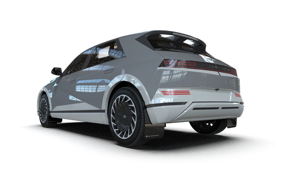 Rally Armor 2025 Hyundai Ioniq 5 PE Black UR Mud Flap w/ Performance Blue Logo