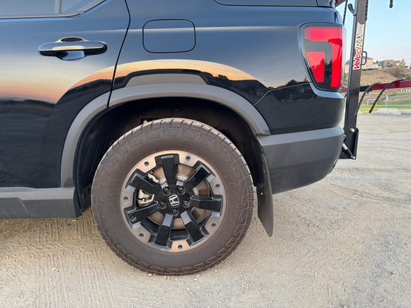 Rally Armor 2026 Honda Passport Black UR Mudflap - Orange Logo