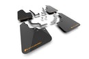 Rally Armor 2026 Honda Passport Black UR Mudflap - Orange Logo-1
