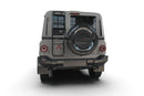 Rally Armor 23-25 Ineos Grenadier Black Mud Flap - Warm Grey Logo-3