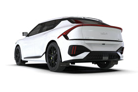Rally Armor 25-26 Kia EV6 Base Light/GT/GT-Line Black Mud Flap - White Logo - 0