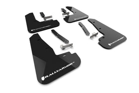 Rally Armor 25-26 Kia EV6 Base Light/GT/GT-Line Black Mud Flap - White Logo